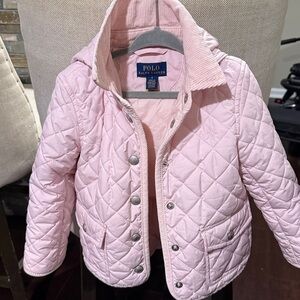 Polo Ralph Lauren Pink Quilted Jacket 3t